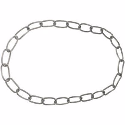 FN279:201:P Amalfi® Stainless Steel Link 36" Necklace