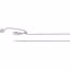 CH984:216:P 14kt White 1mm Adjustable Rope 22" Chain