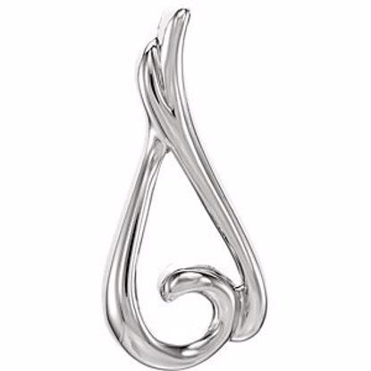 80746:87963:P Sterling Silver Freeform Pendant