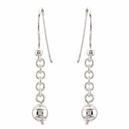 28158:101:P Sterling Silver 12.7mm Rolo Chain Lever-Back Earrings