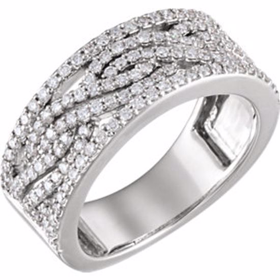 67944:101:P 14kt White 3/4 CTW Diamond Anniversary Band