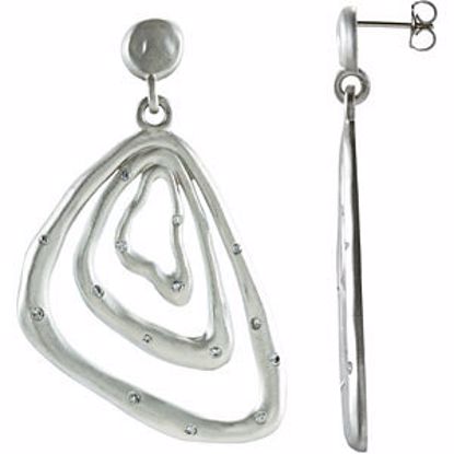 68067:84860:P Sterling Silver & 14kt White 3/8 CTW Diamond Fashion Earrings