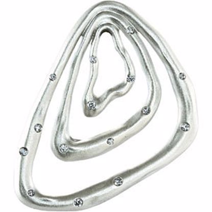 68225:84859:P Sterling Silver 1/5 CTW Diamond Pendant