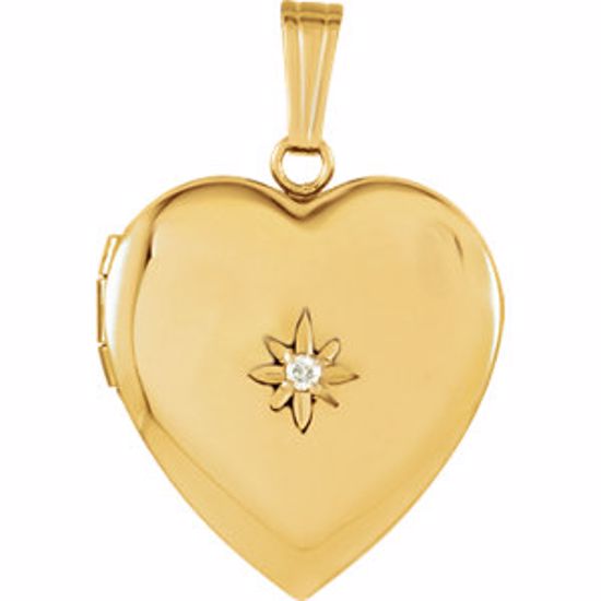 84928:101:P Diamond Heart Locket 