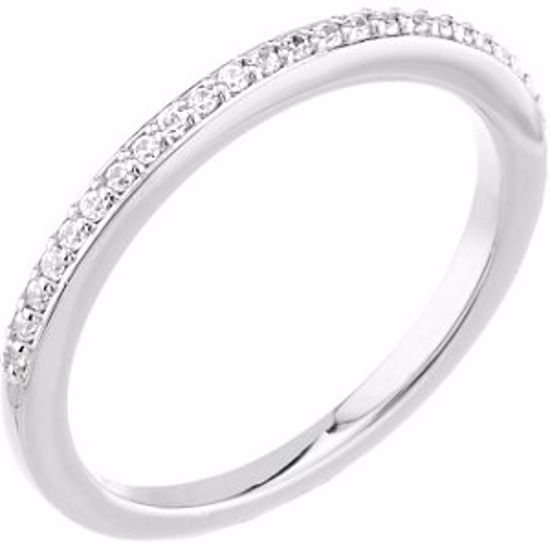 67793:103:P Platinum 1/8 CTW Diamond Band