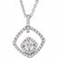 68238:101:P 14Kt White 1/3 CTW Diamond 18" Necklace