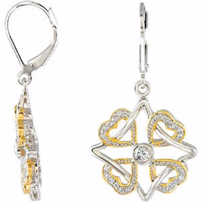 R16995:1010:P Faith Family Friends & Love Earrings