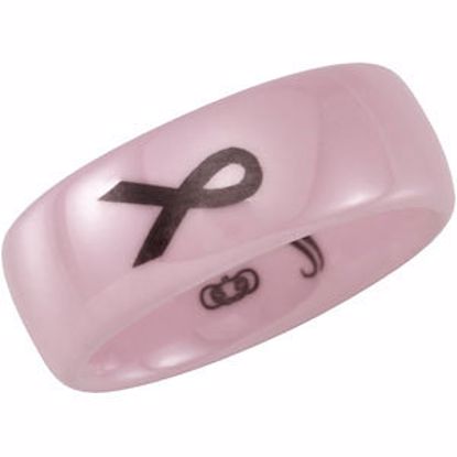 CR011:044:P Ceramic Couture® Domed Band