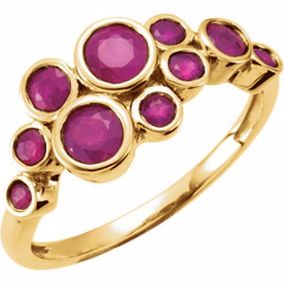 68284:101:P Cluster-Style Bezel Ring