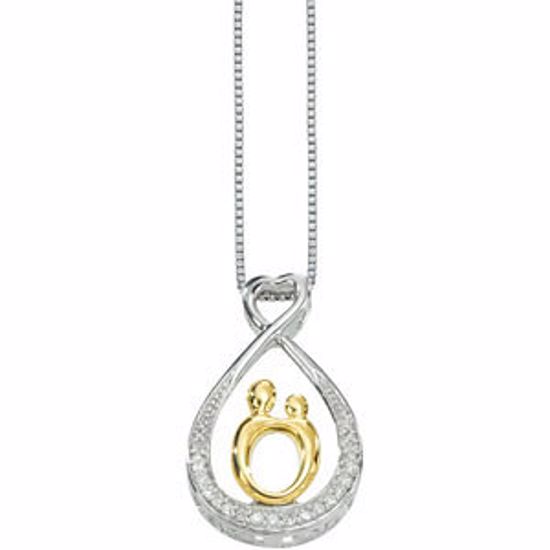 68322:100:P Mother & Child® 1/8 CTW Necklace