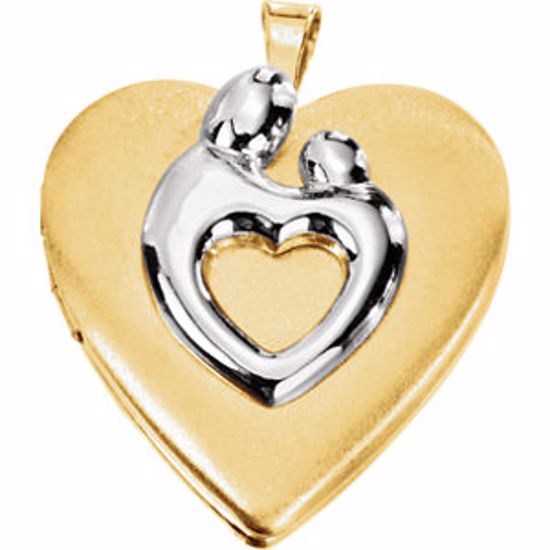 68319:100:P Mother & Child® Heart Pendant 