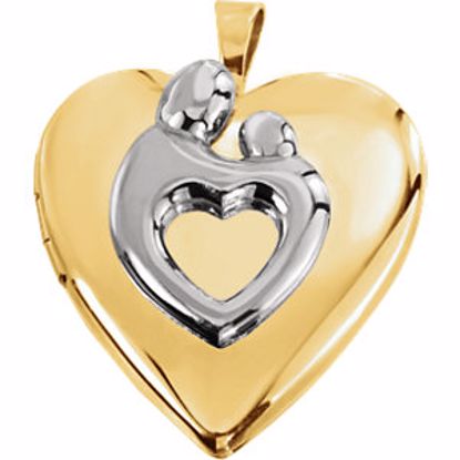 68320:100:P Mother & Child® Heart Pendant 