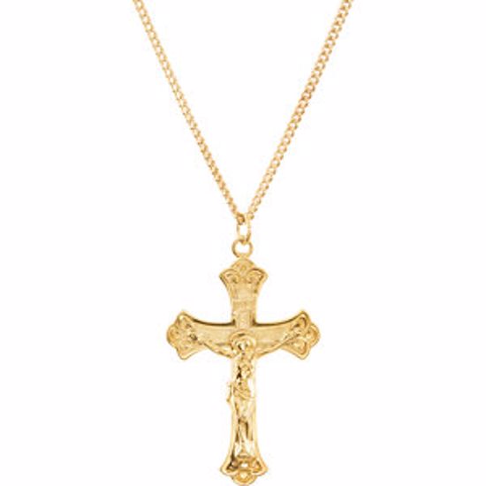 R42264:100:P Crucifix Pendant