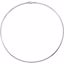 CH992:102:P Sterling Silver 2.3mm Reversible Matte & Polished 18" Necklace