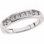 60084:251502:P Platinum 3/4 CTW Diamond Band