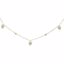 190003:100:P 14kt Yellow White Pearl Heart 15" Necklace