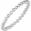 50896:101:P Sterling Silver Stackable Metal Fashion Ring Size Size 7