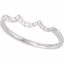 68359:105:P 14kt White 1/8 CTW Diamond Matching Band to 5/8 CTW Semi-Mount Engagement Ring