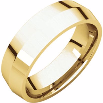 KER7:259540:P 10kt Yellow 6mm Knife Edge Comfort Fit Band