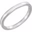 121608:118:P 14kt White Band for 1/2 CT Three-Stone Princess Engagement