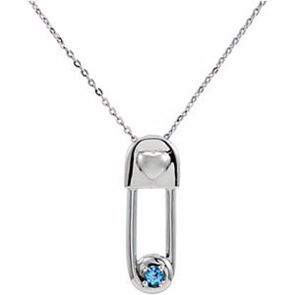 R45295:1110:P Safe in My Love Birthstone Necklace