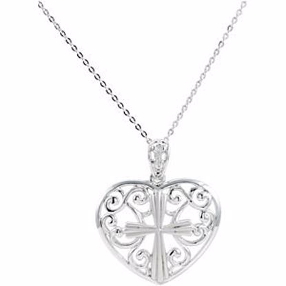 R45288:1000:P The Worth of a Wife Pendant & Chain