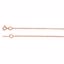 CH439:240111:P 14kt Rose 1.5mm Solid Rolo 16" Chain