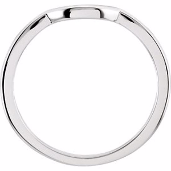 121578:329606:P Palladium Band for 5.2mm Engagement Ring