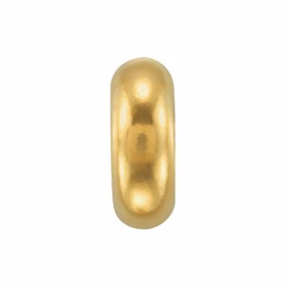 28249:101:P Gold Plated 7mm Stopper Bead