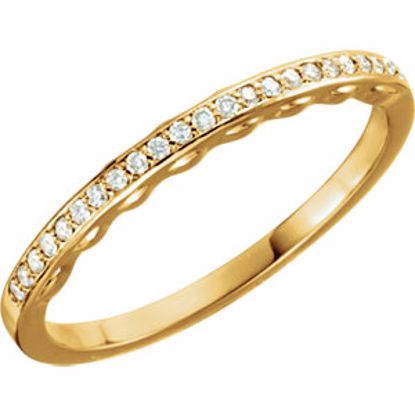 67787:104:P 18kt Yellow 1/8 CTW Diamond Band