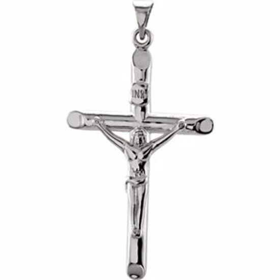 R42285:107:P Sterling Silver Crucifix Pendant