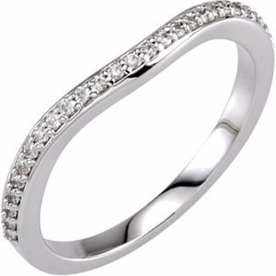 67785:105:P 14kt White 1/8 CTW Diamond #1 Band to 5.5mm Square Engagement Ring