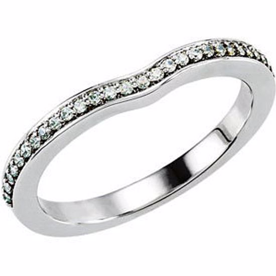 68070:121682:P Platinum 1/6 CTW Diamond Band