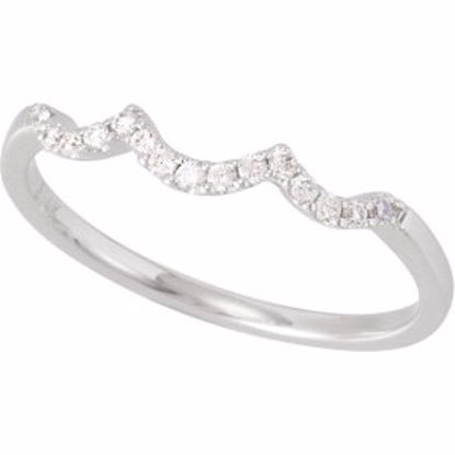 68359:113:P Platinum 1/8 CTW Diamond Matching Band to 5/8 CTW Semi-Mount Engagement Ring