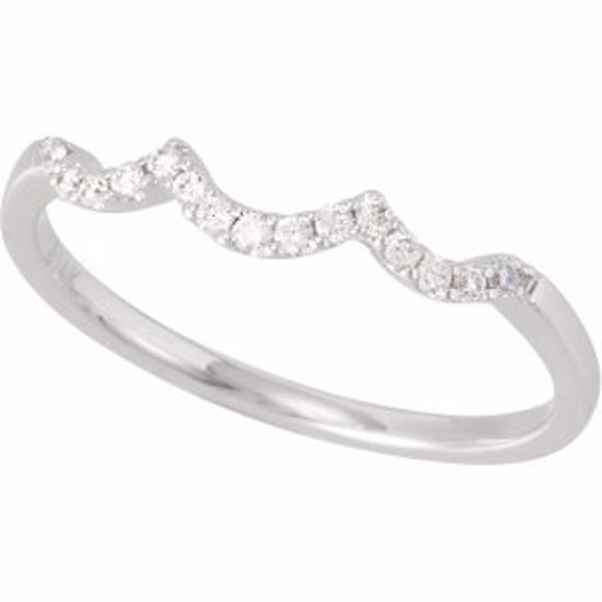 68359:113:P Platinum 1/8 CTW Diamond Matching Band to 5/8 CTW Semi-Mount Engagement Ring