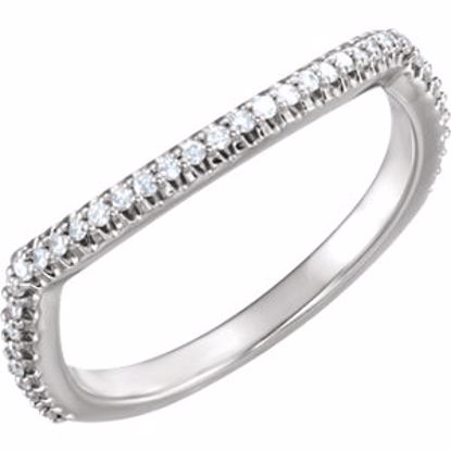 68139:121698:P 14kt White 1/5 CTW Diamond Band