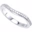 68082:115:P 14kt White 1/8 CTW Diamond Band to 7.5x5.5mm Engagement