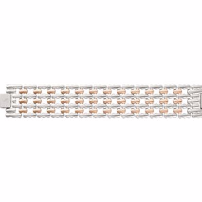 FB331:780:P Amalfi® Stainless Steel Bracelet with Immerse Plating