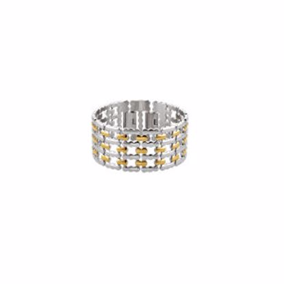 FB331:030:P Amalfi® Stainless Steel Bracelet with Immerse Plating