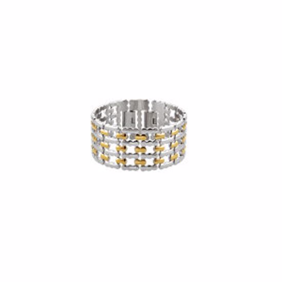 FB331:030:P Amalfi® Stainless Steel Bracelet with Immerse Plating