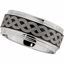 COR141:085:P Cobalt 10mm Band with Black Laser Braid Pattern Size 8.5