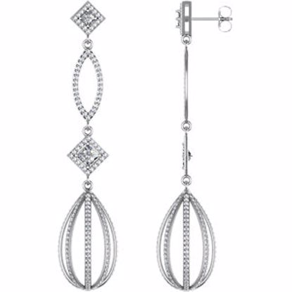 68538:85037:P Diamond Earrings