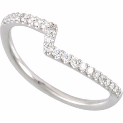 68545:102:P 14kt White 1/5 CTW Diamond Band