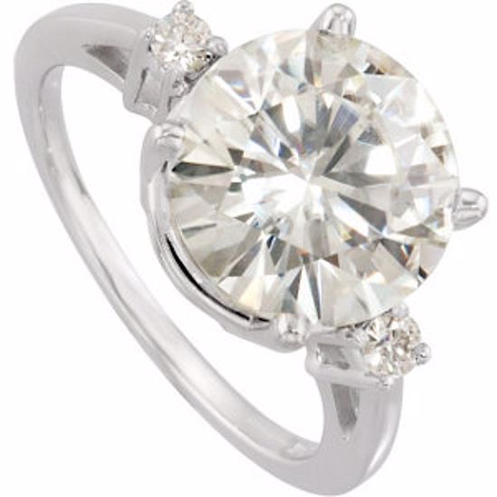 68580:107:P Charles & Colvard Moissanite® Ring