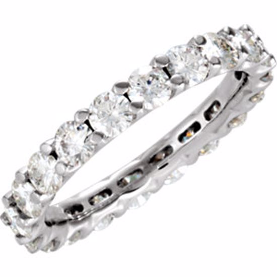 68584:246:P Charles & Colvard Moissanite® Eternity Band