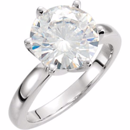 68585:107:P Charles & Colvard Moissanite® 6-Prong Engagement Ring