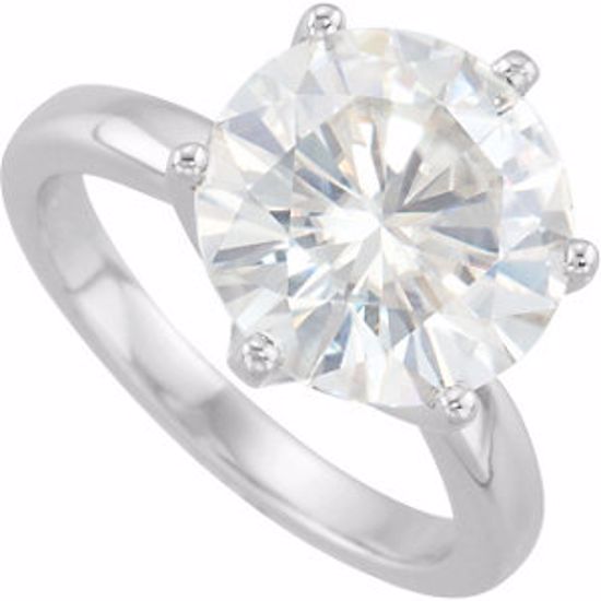 68585:108:P Charles & Colvard Moissanite® 6-Prong Engagement Ring