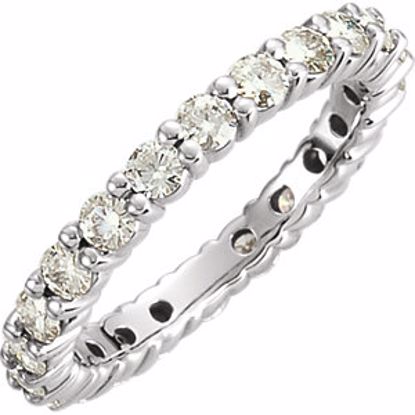 68582:103:P Charles & Colvard Moissanite® Eternity Band