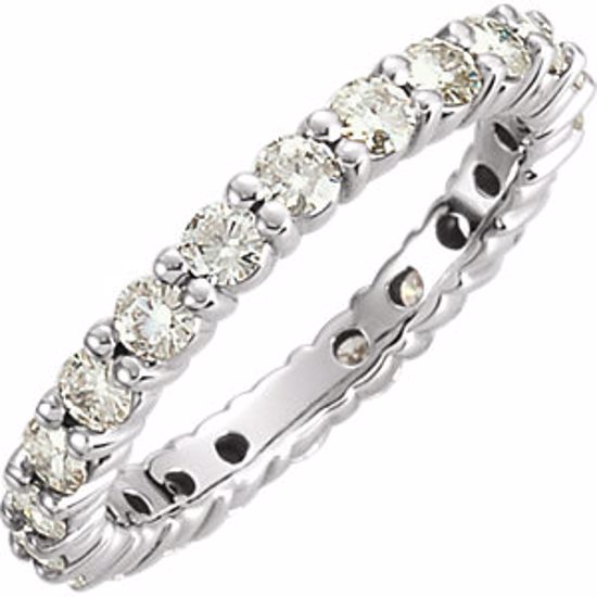 68582:103:P Charles & Colvard Moissanite® Eternity Band