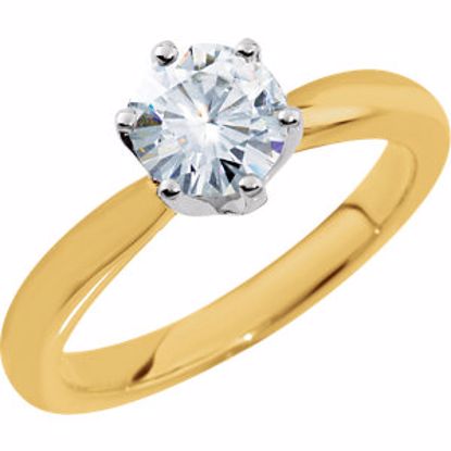 68585:109:P Charles & Colvard Moissanite® 6-Prong Engagement Ring